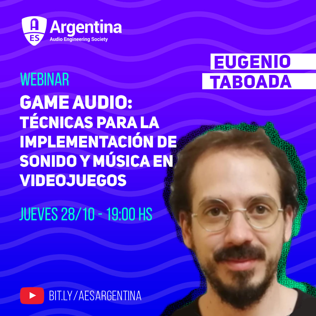 Webinar AES Argentina sobre Game Audio 2