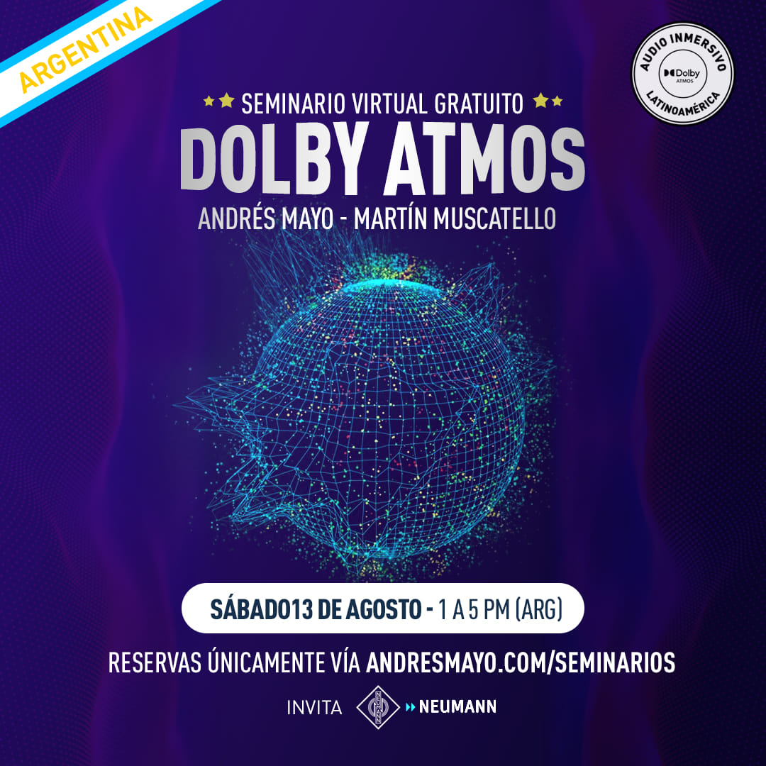 Webinar Audio Inmersivo Dolby Atmos